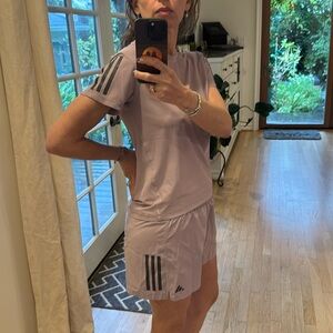 Adidas 3 piece running outfit